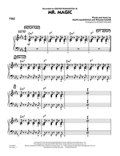 Unleash Your Musical Talent with Mrs. Magic Piano Sheet Music